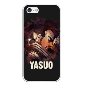 Чехол для iPhone 5/5S матовый с принтом Yasuo в Белгороде, Силикон | Область печати: задняя сторона чехла, без боковых панелей | jinx | kda | league | lol | moba | pentakill | riot | rise | rus | skins | варвик | варус | воин | легенд | лига | лол | маг | стрелок | танк | чемпион