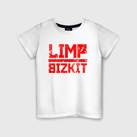 Детская футболка хлопок с принтом LIMP BIZKIT в Белгороде, 100% хлопок | круглый вырез горловины, полуприлегающий силуэт, длина до линии бедер | dj lethal | limp bizkit | rock | джон отто | лимп бизкит | майк смит | музыка | роб уотерс | рок | сэм риверс | терри бальзамо | уэс борланд | фред дёрст