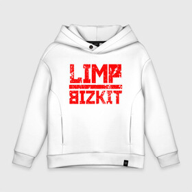 Детское худи Oversize хлопок с принтом LIMP BIZKIT в Белгороде, френч-терри — 70% хлопок, 30% полиэстер. Мягкий теплый начес внутри —100% хлопок | боковые карманы, эластичные манжеты и нижняя кромка, капюшон на магнитной кнопке | Тематика изображения на принте: dj lethal | limp bizkit | rock | джон отто | лимп бизкит | майк смит | музыка | роб уотерс | рок | сэм риверс | терри бальзамо | уэс борланд | фред дёрст