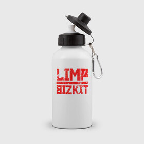 Бутылка спортивная с принтом LIMP BIZKIT в Белгороде, металл | емкость — 500 мл, в комплекте две пластиковые крышки и карабин для крепления | dj lethal | limp bizkit | rock | джон отто | лимп бизкит | майк смит | музыка | роб уотерс | рок | сэм риверс | терри бальзамо | уэс борланд | фред дёрст