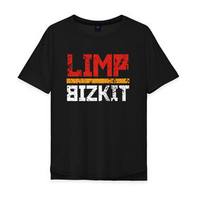 Мужская футболка хлопок Oversize с принтом LIMP BIZKIT в Белгороде, 100% хлопок | свободный крой, круглый ворот, “спинка” длиннее передней части | dj lethal | limp bizkit | rock | джон отто | лимп бизкит | майк смит | музыка | роб уотерс | рок | сэм риверс | терри бальзамо | уэс борланд | фред дёрст