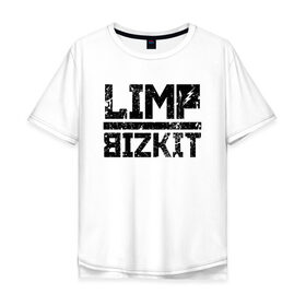 Мужская футболка хлопок Oversize с принтом LIMP BIZKIT в Белгороде, 100% хлопок | свободный крой, круглый ворот, “спинка” длиннее передней части | dj lethal | limp bizkit | rock | джон отто | лимп бизкит | майк смит | музыка | роб уотерс | рок | сэм риверс | терри бальзамо | уэс борланд | фред дёрст