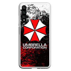 Чехол для Honor 20 с принтом UMBRELLA CORP в Белгороде, Силикон | Область печати: задняя сторона чехла, без боковых панелей | ada wong | biohazard | leon | nemesis | project resistance | raccoon city | re2 | resident evil 2 | rpd | stars | umbrella | ада вонг | амбрелла | немесис | ужасы