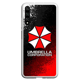 Чехол для Honor 20 с принтом UMBRELLA CORP в Белгороде, Силикон | Область печати: задняя сторона чехла, без боковых панелей | ada wong | biohazard | leon | nemesis | project resistance | raccoon city | re2 | resident evil 2 | rpd | stars | umbrella | ада вонг | амбрелла | немесис | ужасы