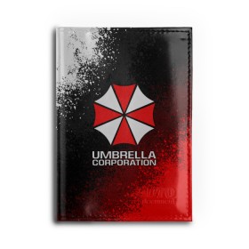 Обложка для автодокументов с принтом UMBRELLA CORP в Белгороде, натуральная кожа |  размер 19,9*13 см; внутри 4 больших “конверта” для документов и один маленький отдел — туда идеально встанут права | ada wong | biohazard | leon | nemesis | project resistance | raccoon city | re2 | resident evil 2 | rpd | stars | umbrella | ада вонг | амбрелла | немесис | ужасы