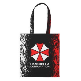 Сумка 3D повседневная с принтом UMBRELLA CORP в Белгороде, 100% полиэстер | Плотность: 200 г/м2; Размер: 34×35 см; Высота лямок: 30 см | ada wong | biohazard | leon | nemesis | project resistance | raccoon city | re2 | resident evil 2 | rpd | stars | umbrella | ада вонг | амбрелла | немесис | ужасы