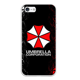 Чехол для iPhone 5/5S матовый с принтом UMBRELLA CORP в Белгороде, Силикон | Область печати: задняя сторона чехла, без боковых панелей | ada wong | biohazard | leon | nemesis | project resistance | raccoon city | re2 | resident evil 2 | rpd | stars | umbrella | ада вонг | амбрелла | немесис | ужасы