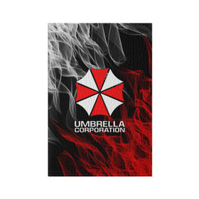 Обложка для паспорта матовая кожа с принтом UMBRELLA CORP в Белгороде, натуральная матовая кожа | размер 19,3 х 13,7 см; прозрачные пластиковые крепления | ada wong | biohazard | leon | nemesis | project resistance | raccoon city | re2 | resident evil 2 | rpd | stars | umbrella | ада вонг | амбрелла | немесис | ужасы