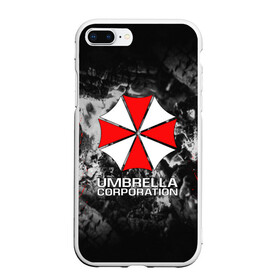 Чехол для iPhone 7Plus/8 Plus матовый с принтом UMBRELLA CORP в Белгороде, Силикон | Область печати: задняя сторона чехла, без боковых панелей | ada wong | biohazard | leon | nemesis | project resistance | raccoon city | re2 | resident evil 2 | rpd | stars | umbrella | ада вонг | амбрелла | немесис | ужасы