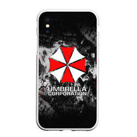 Чехол для iPhone XS Max матовый с принтом UMBRELLA CORP в Белгороде, Силикон | Область печати: задняя сторона чехла, без боковых панелей | ada wong | biohazard | leon | nemesis | project resistance | raccoon city | re2 | resident evil 2 | rpd | stars | umbrella | ада вонг | амбрелла | немесис | ужасы