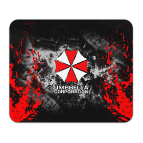 Коврик для мышки прямоугольный с принтом UMBRELLA CORP | АМБРЕЛЛА КОРП в Белгороде, натуральный каучук | размер 230 х 185 мм; запечатка лицевой стороны | ada wong | biohazard | leon | nemesis | project resistance | raccoon city | re2 | resident evil 2 | rpd | stars | umbrella | ада вонг | амбрелла | немесис | ужасы