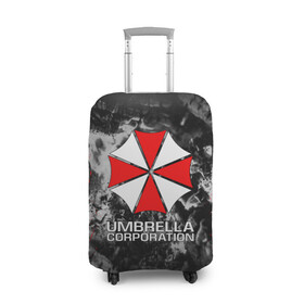 Чехол для чемодана 3D с принтом UMBRELLA CORP | АМБРЕЛЛА КОРП в Белгороде, 86% полиэфир, 14% спандекс | двустороннее нанесение принта, прорези для ручек и колес | ada wong | biohazard | leon | nemesis | project resistance | raccoon city | re2 | resident evil 2 | rpd | stars | umbrella | ада вонг | амбрелла | немесис | ужасы