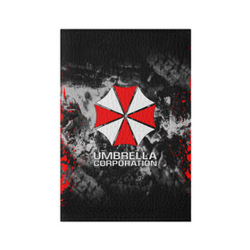 Обложка для паспорта матовая кожа с принтом UMBRELLA CORP | АМБРЕЛЛА КОРП в Белгороде, натуральная матовая кожа | размер 19,3 х 13,7 см; прозрачные пластиковые крепления | ada wong | biohazard | leon | nemesis | project resistance | raccoon city | re2 | resident evil 2 | rpd | stars | umbrella | ада вонг | амбрелла | немесис | ужасы