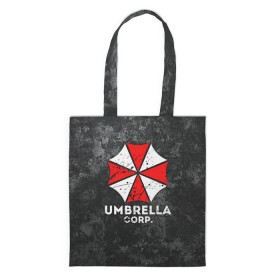 Сумка 3D повседневная с принтом UMBRELLA CORP в Белгороде, 100% полиэстер | Плотность: 200 г/м2; Размер: 34×35 см; Высота лямок: 30 см | ada wong | biohazard | leon | nemesis | project resistance | raccoon city | re2 | resident evil 2 | rpd | stars | umbrella | ада вонг | амбрелла | немесис | ужасы