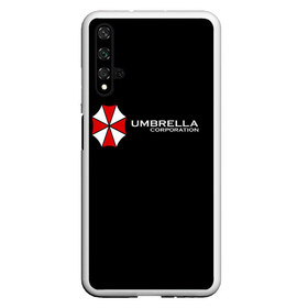 Чехол для Honor 20 с принтом Umbrella Corporation в Белгороде, Силикон | Область печати: задняя сторона чехла, без боковых панелей | Тематика изображения на принте: апокалипсис | зла | зомби | обитель | твирус