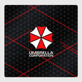 Магнитный плакат 3Х3 с принтом UMBRELLA CORP | АМБРЕЛЛА КОРП в Белгороде, Полимерный материал с магнитным слоем | 9 деталей размером 9*9 см | Тематика изображения на принте: ada wong | biohazard | leon | nemesis | project resistance | raccoon city | re2 | resident evil 2 | rpd | stars | umbrella | ада вонг | амбрелла | немесис | ужасы