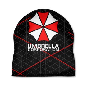 Шапка 3D с принтом UMBRELLA CORP в Белгороде, 100% полиэстер | универсальный размер, печать по всей поверхности изделия | ada wong | biohazard | leon | nemesis | project resistance | raccoon city | re2 | resident evil 2 | rpd | stars | umbrella | ада вонг | амбрелла | немесис | ужасы