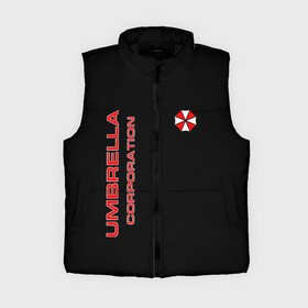 Женский жилет утепленный 3D с принтом Umbrella Corporation в Белгороде,  |  | corporation | umbrella | umbrella corporation | амбрела | амбрелла корпорейшн | военная корпорация | корпорация | фармацевтическая корпорация