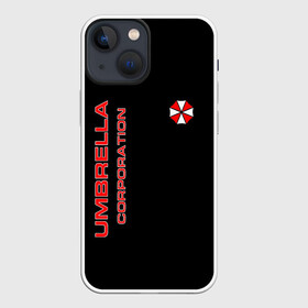 Чехол для iPhone 13 mini с принтом Umbrella Corporation в Белгороде,  |  | corporation | umbrella | umbrella corporation | амбрела | амбрелла корпорейшн | военная корпорация | корпорация | фармацевтическая корпорация