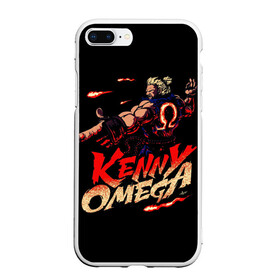 Чехол для iPhone 7Plus/8 Plus матовый с принтом Kenny Omega Street Fighter в Белгороде, Силикон | Область печати: задняя сторона чехла, без боковых панелей | kennyomega aew streetfighter