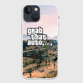 Чехол для iPhone 13 mini с принтом Grand Theft Auto 5 в Белгороде,  |  | grand theft auto 2 | grand theft auto 3 | grand theft auto v | grand theft auto: san andreas | grand theft auto: vice city | gta 1 | gta 2 | gta 3 | gta 4 | gta 5 | gta online | gta v | город | игры