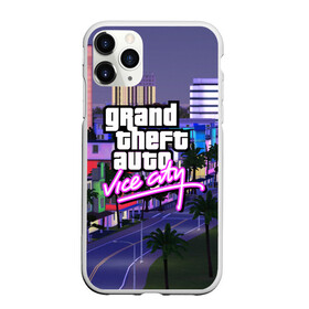 Чехол для iPhone 11 Pro матовый с принтом Grand Theft Auto Vice City в Белгороде, Силикон |  | grand theft auto 2 | grand theft auto 3 | grand theft auto v | grand theft auto: san andreas | grand theft auto: vice city | gta 1 | gta 2 | gta 3 | gta 4 | gta 5 | gta online | gta v | город | игры