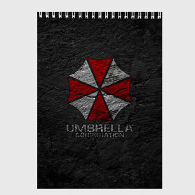 Скетчбук с принтом UMBRELLA CORP в Белгороде, 100% бумага
 | 48 листов, плотность листов — 100 г/м2, плотность картонной обложки — 250 г/м2. Листы скреплены сверху удобной пружинной спиралью | ada wong | biohazard | leon | nemesis | project resistance | raccoon city | re2 | resident evil 2 | rpd | stars | umbrella | ада вонг | амбрелла | немесис | ужасы