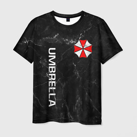 Мужская футболка 3D с принтом UMBRELLA CORP в Белгороде, 100% полиэфир | прямой крой, круглый вырез горловины, длина до линии бедер | ada wong | biohazard | leon | nemesis | project resistance | raccoon city | re2 | resident evil 2 | rpd | stars | umbrella | ада вонг | амбрелла | немесис | ужасы