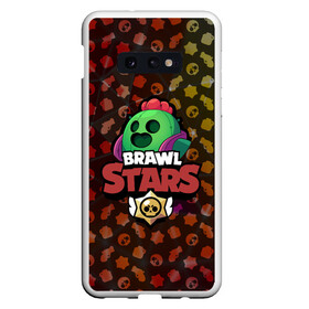 Чехол для Samsung S10E с принтом BRAWL STARSSPIKE в Белгороде, Силикон | Область печати: задняя сторона чехла, без боковых панелей | 8 bit | bibi | brawl stars | brock | bull | crow | dinomike | el primo | leon | mobile game | nita | poko | ricochet | stars | tara | бравл старс | ворон | леон | мобильные игры