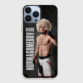 Чехол для iPhone 13 Pro Max с принтом Хабиб Нурмагомедов в Белгороде,  |  | habib | khabib | khabib nurmagomedov | mma | nurmagomedov | the eagle | ufc | боец | бои без правил | борьба | микс файт | мма | нурмагомедов | орёл | самбо | хабиб | хабиб нурмагомедов