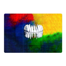 Магнитный плакат 3Х2 с принтом Dentist в Белгороде, Полимерный материал с магнитным слоем | 6 деталей размером 9*9 см | blood | dentist | teeth | губы | дантист | день стоматолога | зубной | зубы | кровь | подарок | стоматолог