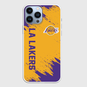 Чехол для iPhone 13 Pro Max с принтом LA LAKERS в Белгороде,  |  | Тематика изображения на принте: america | basketball | kobe bryant | la | la lakers | lakers | los angeles lakers | nba | usa | баскетбол | кобе брайант | лос анджелес лейкерс | нба | сша