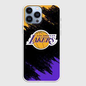 Чехол для iPhone 13 Pro Max с принтом LA LAKERS в Белгороде,  |  | Тематика изображения на принте: america | basketball | kobe bryant | la | la lakers | lakers | los angeles lakers | nba | usa | баскетбол | кобе брайант | лос анджелес лейкерс | нба | сша