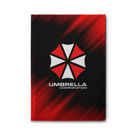 Обложка для автодокументов с принтом Umbrella Corporation в Белгороде, натуральная кожа |  размер 19,9*13 см; внутри 4 больших “конверта” для документов и один маленький отдел — туда идеально встанут права | Тематика изображения на принте: corp | corporation | resident evil | umbrella | umbrella corporation | зомби апокалипсис | зонт | игра