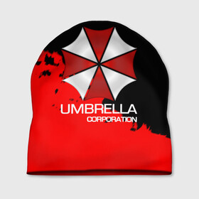 Шапка 3D с принтом UMBRELLA CORP в Белгороде, 100% полиэстер | универсальный размер, печать по всей поверхности изделия | biohazard | biohazard 7 | crocodile | fang | game | hand | monster | new umbrella | resident evil | resident evil 7 | umbrella | umbrella corp | umbrella corporation | zombie | обитель