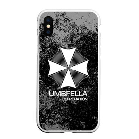 Чехол для iPhone XS Max матовый с принтом UMBRELLA CORP в Белгороде, Силикон | Область печати: задняя сторона чехла, без боковых панелей | biohazard | biohazard 7 | crocodile | fang | game | hand | monster | new umbrella | resident evil | resident evil 7 | umbrella | umbrella corp | umbrella corporation | zombie | обитель