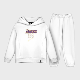 Детский костюм хлопок Oversize с принтом LA LAKERS в Белгороде,  |  | america | basketball | kobe bryant | la | la lakers | lakers | los angeles lakers | nba | usa | баскетбол | кобе брайант | лос анджелес лейкерс | нба | сша