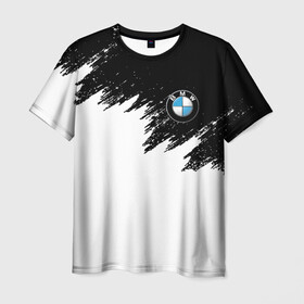 Мужская футболка 3D с принтом BMW в Белгороде, 100% полиэфир | прямой крой, круглый вырез горловины, длина до линии бедер | bmw | bmw performance | m | motorsport | performance | бмв | моторспорт