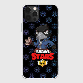 Чехол для iPhone 12 Pro Max с принтом BRAWL STARS CROW в Белгороде, Силикон |  | Тематика изображения на принте: bea | bibi | brawl stars | colt | crow | el brown | leon | leon shark | max | nita | sally leon | shark | акула | беа | берли | биби | бравл старс | браун | ворон | кольт | леон | леон акула | макс | нита | шелли