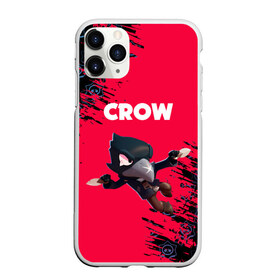 Чехол для iPhone 11 Pro матовый с принтом BRAWL STARS CROW в Белгороде, Силикон |  | bea | bibi | brawl stars | colt | crow | el brown | leon | leon shark | max | nita | sally leon | shark | акула | беа | берли | биби | бравл старс | браун | ворон | кольт | леон | леон акула | макс | нита | шелли