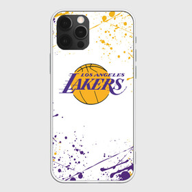 Чехол для iPhone 12 Pro с принтом LA LAKERS в Белгороде, силикон | область печати: задняя сторона чехла, без боковых панелей | america | basketball | kobe bryant | la | la lakers | lakers | los angeles lakers | nba | usa | баскетбол | кобе брайант | лос анджелес лейкерс | нба | сша