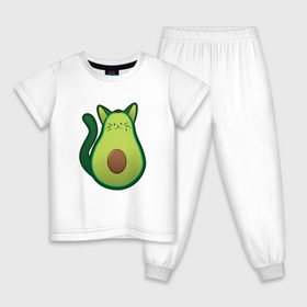 Детская пижама хлопок с принтом AVOCATO в Белгороде, 100% хлопок |  брюки и футболка прямого кроя, без карманов, на брюках мягкая резинка на поясе и по низу штанин
 | Тематика изображения на принте: 