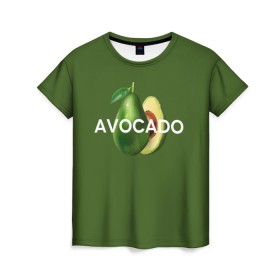 Женская футболка 3D с принтом АВОКАДО в Белгороде, 100% полиэфир ( синтетическое хлопкоподобное полотно) | прямой крой, круглый вырез горловины, длина до линии бедер | avocado | character | cute pictures | exotic | fruit | nut | vegan | vegetables | vegetarian | авокадо | веган | вегетарианец | милые картинки | овощи | орех | персонаж | фрукты | экзотика