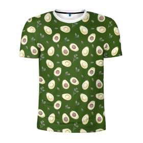 Мужская футболка 3D спортивная с принтом АВОКАДО в Белгороде, 100% полиэстер с улучшенными характеристиками | приталенный силуэт, круглая горловина, широкие плечи, сужается к линии бедра | avocado | character | cute pictures | exotic | fruit | nut | vegan | vegetables | vegetarian | авокадо | веган | вегетарианец | милые картинки | овощи | орех | персонаж | фрукты | экзотика