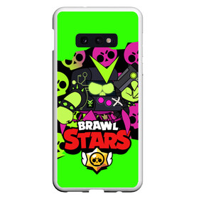 Чехол для Samsung S10E с принтом BRAWL STARS VIRUS 8-BIT в Белгороде, Силикон | Область печати: задняя сторона чехла, без боковых панелей | 8 | 8bit | bit | brawlstars | crow | leon | leonskin | max | mr p | sally | shark | virus | бит | бравлстарc | бравлстарз | динамайк | игра | игры | леон | макс | мистер пи | молнии | мультик | старз