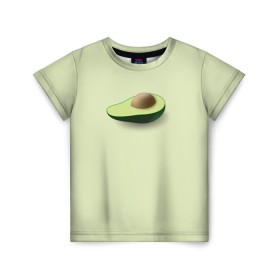 Детская футболка 3D с принтом Авокадо в Белгороде, 100% гипоаллергенный полиэфир | прямой крой, круглый вырез горловины, длина до линии бедер, чуть спущенное плечо, ткань немного тянется | авокадо | веган | еда блогеров | мемы | минимализм | прикольные картинки | прикольные надписи | растение | фрукт