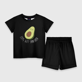 Детский костюм с шортами 3D с принтом Авокадо в Белгороде,  |  | Тематика изображения на принте: авокадо | мемы | минимализм | прикольные картинки | прикольные надписи | растение | фрукт