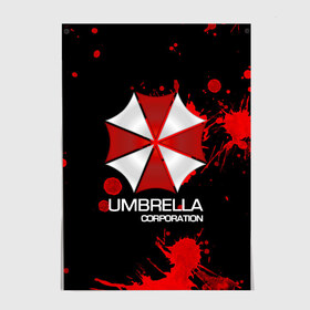 Постер с принтом UMBRELLA CORP в Белгороде, 100% бумага
 | бумага, плотность 150 мг. Матовая, но за счет высокого коэффициента гладкости имеет небольшой блеск и дает на свету блики, но в отличии от глянцевой бумаги не покрыта лаком | biohazard | biohazard 7 | crocodile | fang | game | hand | monster | new umbrella | resident evil | resident evil 7 | umbrella | umbrella corp | umbrella corporation | zombie | обитель