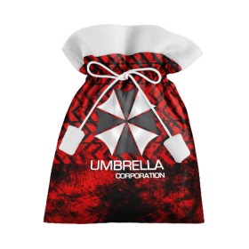 Подарочный 3D мешок с принтом UMBRELLA CORP в Белгороде, 100% полиэстер | Размер: 29*39 см | biohazard | biohazard 7 | crocodile | fang | game | hand | monster | new umbrella | resident evil | resident evil 7 | umbrella | umbrella corp | umbrella corporation | zombie | обитель