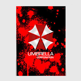 Постер с принтом UMBRELLA CORP в Белгороде, 100% бумага
 | бумага, плотность 150 мг. Матовая, но за счет высокого коэффициента гладкости имеет небольшой блеск и дает на свету блики, но в отличии от глянцевой бумаги не покрыта лаком | biohazard | biohazard 7 | crocodile | fang | game | hand | monster | new umbrella | resident evil | resident evil 7 | umbrella | umbrella corp | umbrella corporation | zombie | обитель